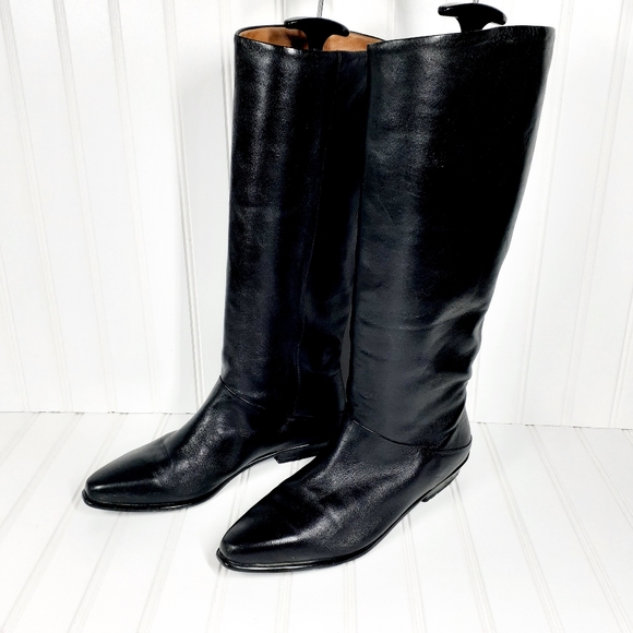 Lord Taylor Shoes Lord And Taylor Black Leather Knee High